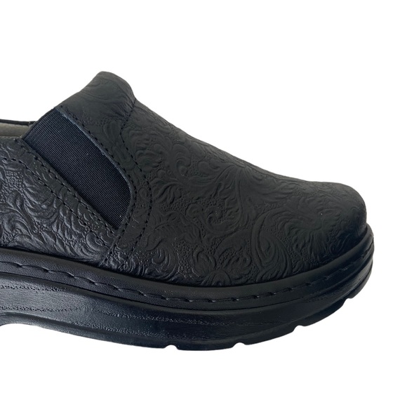 Klogs Naples tooled slip proof clog shoes 7 - Picture 9 of 12